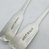 William Whitecross Aberdeen Provincial Sterling Silver Teaspoons Antique