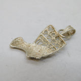 Egyptian Sterling Silver Nefertiti Pendant Vintage c1970s