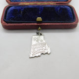 Sterling Silver State of Rhode Island USA Charm Pendant Vintage c1970