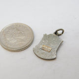 Sterling Silver Enamel Cowes Isle of Wight Charm Pendant Vintage c1970