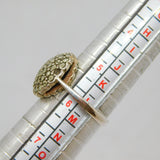 Sterling Silver Marcasite Art Deco Dress Ring Antique c1930s Size L