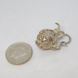 Sterling Silver Opening Jug Charm Pendant Vintage c1970