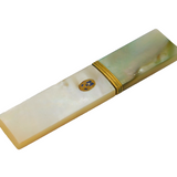 19th Century French Palais Royal Mother of Pearl & Gilt Sewing Etui Antique