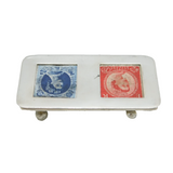 Victorian Sterling Silver Double Postage Stamp Box Antique 1900 Birmingham