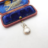 Sterling Silver Maracas Charm Pendant Vintage c1970
