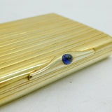 Henrik Wigström Fabergé Russian Silver Gilt & Cabochon Cigarette Case Antique