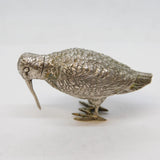 Edwardian Sterling Silver Curlew Bird Novelty Pill Box Antique 1902 Chester