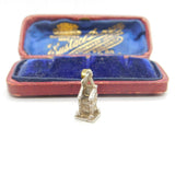 Sterling Silver Royal Throne Charm Pendant Vintage c1970