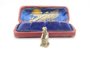 Sterling Silver Royal Throne Charm Pendant Vintage c1970