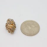 Sterling Silver Hedgehog Charm Pendant Vintage c1970