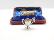 Sterling Silver Champions Cup Charm Pendant Vintage c1970