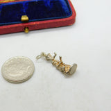 Sterling Silver "Singin' In The Rain" Charm Pendant Vintage c1970