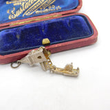 Sterling Silver Openable Church Charm Pendant Vintage c1970
