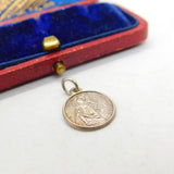 Sterling Silver St Christopher Travel Saint Charm Pendant Vintage c1970