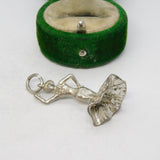 Sterling Silver Ballroom Dancer Charm Pendant Vintage c1970