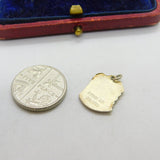 Sterling Silver and Enamel Beaulieu Abbey Shield Charm Pendant Vintage c1970