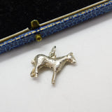 Sterling Silver Handsome Horse Charm Pendant Vintage c1970