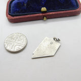 Sterling Silver State of Nevada USA Charm Pendant Vintage c1970