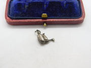 Sterling Silver Duck Charm Pendant Vintage c1970