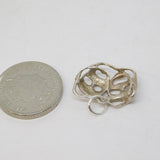 Sterling Silver Theatrical Muse Masks Charm Pendant Vintage c1970