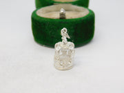 Sterling Silver Royal Crown Charm Pendant Vintage c1970