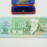 Mint Condition States Of Guernsey £1 Bank Note c1985 Perfect Uncirculated