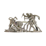 Victorian Sterling Silver Classical Lion Hunt Place Holder Antique 1894 London