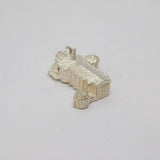 Sterling Silver European Building Charm Pendant Vintage c1970