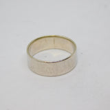Sterling Silver Plain Wedding Band Ring Modern c2000 Size N 1/2
