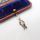 Sterling Silver Royal Beefeater Charm Pendant Vintage c1970