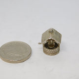 Sterling Silver Good Luck Wishing Well Charm Pendant Vintage c1970