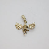 Sterling Silver Welsh Dragon Charm Or Pendant Vintage c1970s