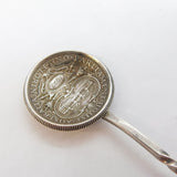 Australian Sterling Silver & Nut Form Souvenir Spoon Antique 1927 Art Deco