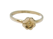 Sterling Silver Daisy Flower Dress Ring Vintage c1970 Size L