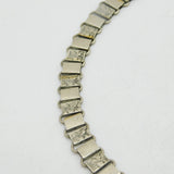 Aesthetic Movement Victorian Silver Plated Floral Locket Necklace Antique