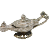 Sterling Silver Genie in the Lamp Charm Pendant Vintage c1970