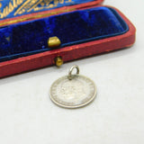 Authentic Three Pence Coin Charm Pendant George V 1935