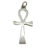 Sterling Silver Ankh Charm Pendant Vintage c1970
