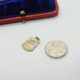 Sterling Silver & Enamel 'Glencoe Scotland Charm Pendant Vintage c1970