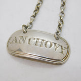 George III Sterling Silver Anchovy Sauce Ticket Antique 1789 London