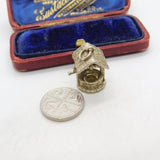 Sterling Silver Wishing Well Charm Pendant Vintage c1970