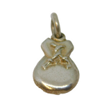Sterling Silver Castanet Charm Pendant Vintage c1970