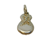 Sterling Silver Castanet Charm Pendant Vintage c1970