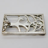 Studio Sterling Silver Squirrel in a Tree Brooch Vintage 1979 London
