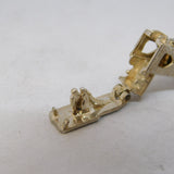 Sterling Silver Wedding in the Church Charm Pendant Vintage c1970