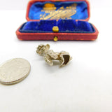 Sterling Silver Articulated Poodle Charm Pendant Vintage c1970