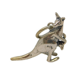 Sterling Silver Kangaroo Charm Pendant Vintage c1970