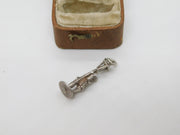 Sterling Silver Singing in the Rain Charm Pendant Vintage c1970