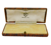 Edwardian Moroccan Tooled Leather Jewellery Box 'Reid & Sons, Newcastle' Antique