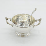 A.E Jones Arts & Crafts Sterling Silver King Pattern Planished Sugar Bowl